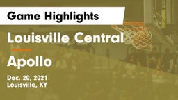 Louisville Central  vs Apollo Game Highlights - Dec. 20, 2021