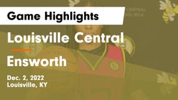 Louisville Central  vs Ensworth  Game Highlights - Dec. 2, 2022