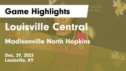 Louisville Central  vs Madisonville North Hopkins Game Highlights - Dec. 29, 2023