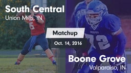 Matchup: South Central High vs. Boone Grove  2016