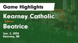 Kearney Catholic  vs Beatrice  Game Highlights - Jan. 2, 2020