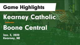 Kearney Catholic  vs Boone Central  Game Highlights - Jan. 3, 2020