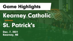 Kearney Catholic  vs St. Patrick's  Game Highlights - Dec. 7, 2021
