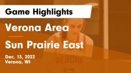 Verona Area  vs Sun Prairie East  Game Highlights - Dec. 13, 2022