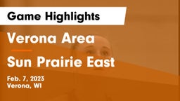 Verona Area  vs Sun Prairie East  Game Highlights - Feb. 7, 2023