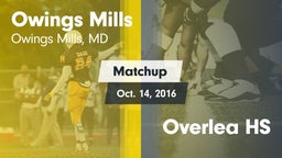 Matchup: Owings Mills High vs. Overlea HS 2015