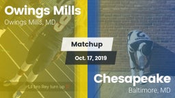Matchup: Owings Mills High vs. Chesapeake  2019