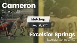 Matchup: Cameron  vs. Excelsior Springs  2017