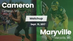 Matchup: Cameron  vs. Maryville  2017