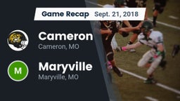 Recap: Cameron  vs. Maryville  2018