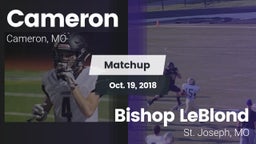 Matchup: Cameron  vs. Bishop LeBlond  2018
