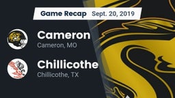 Recap: Cameron  vs. Chillicothe  2019
