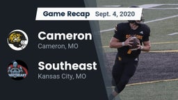 Recap: Cameron  vs. Southeast  2020