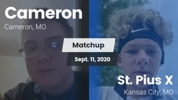 Matchup: Cameron  vs. St. Pius X  2020