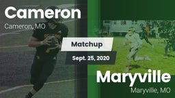 Matchup: Cameron  vs. Maryville  2020