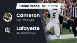 Recap: Cameron  vs. Lafayette  2020