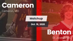 Matchup: Cameron  vs. Benton  2020