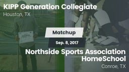 Matchup: KIPP Generation vs. Northside Sports Association HomeSchool  2017