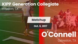 Matchup: KIPP Generation vs. O'Connell  2017