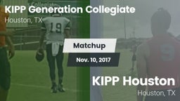 Matchup: KIPP Generation vs. KIPP Houston  2017