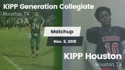 Matchup: KIPP Generation vs. KIPP Houston  2018