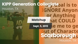 Matchup: KIPP Generation vs. Scarborough  2019