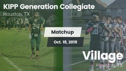 Matchup: KIPP Generation vs. Village  2019