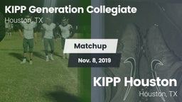 Matchup: KIPP Generation vs. KIPP Houston  2019