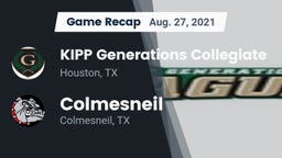 Recap: KIPP Generations Collegiate vs. Colmesneil  2021