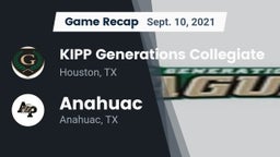 Recap: KIPP Generations Collegiate vs. Anahuac  2021