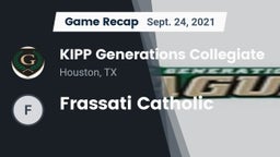 Recap: KIPP Generations Collegiate vs. Frassati Catholic 2021