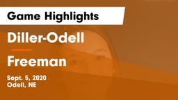 Diller-Odell  vs Freeman  Game Highlights - Sept. 5, 2020