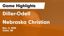 Diller-Odell  vs Nebraska Christian  Game Highlights - Nov. 5, 2020