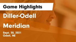 Diller-Odell  vs Meridian  Game Highlights - Sept. 30, 2021