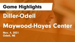Diller-Odell  vs Maywood-Hayes Center Game Highlights - Nov. 4, 2021