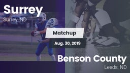 Matchup: Surrey vs. Benson County  2019