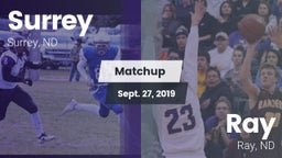 Matchup: Surrey vs. Ray  2019