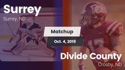 Matchup: Surrey vs. Divide County  2019