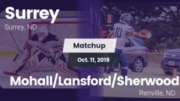 Matchup: Surrey vs. Mohall/Lansford/Sherwood  2019