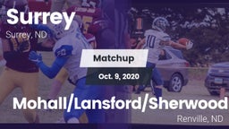 Matchup: Surrey vs. Mohall/Lansford/Sherwood  2020
