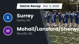 Recap: Surrey  vs. Mohall/Lansford/Sherwood  2020