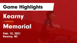 Kearny  vs Memorial  Game Highlights - Feb. 13, 2021