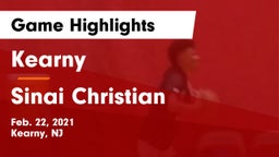 Kearny  vs Sinai Christian Game Highlights - Feb. 22, 2021
