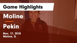 Moline  vs Pekin  Game Highlights - Nov. 17, 2018