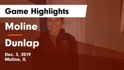 Moline  vs Dunlap  Game Highlights - Dec. 3, 2019
