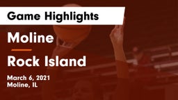 Moline  vs Rock Island  Game Highlights - March 6, 2021