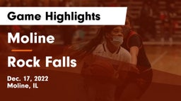 Moline  vs Rock Falls  Game Highlights - Dec. 17, 2022