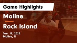Moline  vs Rock Island  Game Highlights - Jan. 19, 2023