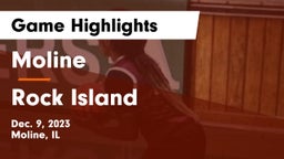 Moline  vs Rock Island  Game Highlights - Dec. 9, 2023