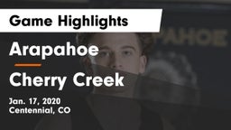 Arapahoe  vs Cherry Creek  Game Highlights - Jan. 17, 2020